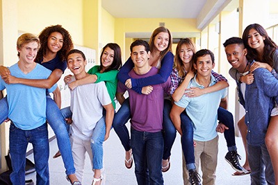 High school students
